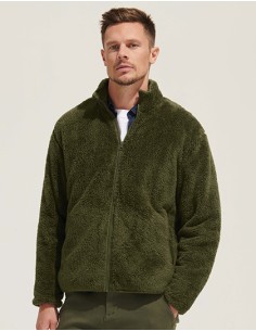 S-04022-Unisex Fleece Zip Jacket Finch 2